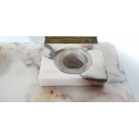 Marmeren inktstel met vloeirol